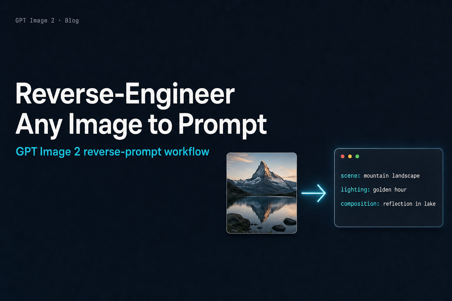 GPT Image 2 Reverse Prompt: Reproduce Any Image | GPT Image 2 - Free AI ...
